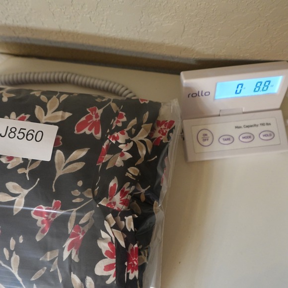 J Jill Dress Womens Large Black Floral Sleeveless Collared Midi Dress Pockets - Picture 10 of 10